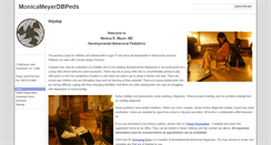 Desktop Screenshot of monicameyerdbpeds.com